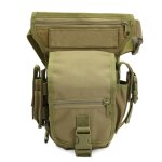 Swat waist pack outdoor sport ride leg bag waterproof drop pouch bag (khaki)