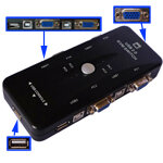 Switch kvm 4 ports avec usb