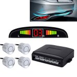 Système de radar de secours inversé de sonnerie de voiture - qualité supérieure 4 capteurs de stationnement ... Système de radar de secours inversé de sonnerie de voiture - qualité supérieure 4 capteurs de stationnement ...