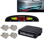 Système de radar de secours inversé de sonnerie de voiture - qualité supérieure 4 capteurs de stationnement ... Système de radar de secours inversé de sonnerie de voiture - qualité supérieure 4 capteurs de stationnement ...