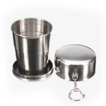 Taille de la tasse extérieure rétractable en acier inoxydable: 50 x 50 x20 mm (petit) Taille de la tasse extérieure rétractable en acier inoxydable: 50 x 50 x20 mm (petit)