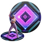 Tapis de sol de simulation de jeu de sport pour lunettes vr startrc games (violet)
