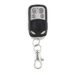 Télécommande à 4 touches à code d'apprentissage sans fil en métal 315 mhz (noir + argent) Télécommande à 4 touches à code d'apprentissage sans fil en métal 315 mhz (noir + argent)