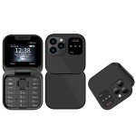 Tlphone  clapet mini servo i16 pro, 1, 77 pouces, mtk6261d, 23 touches, prise en charge bluetooth, ...