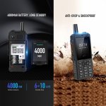 Tlphone robuste uniwa f40 poc talkie walkie, 1 go + 8 go, ip65 tanche  la poussire antichoc, batterie ...
