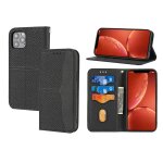 Tmoignage tiss couture magntique horizontal horizontal botier en cuir pu avec porte - carte et portefeuill ...