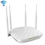 Tenda fh456 sans fil 2. 4ghz 300mbps routeur wifi avec 4 * 5dbi antennes externes (blanc)
