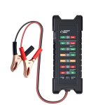 Testeur de batterie de stockage yawoa bm410 test de charge 12 v / 24 v led clip de testeur de batterie ...