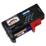 Testeur de batterie universel pour piles 1, 5v aaa, aa et 9v 6f22
