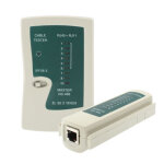 Testeur de câble réseau rj45 et rj11 (blanc) Testeur de câble réseau rj45 et rj11 (blanc)