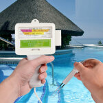 Testeur de ph / chlore d eau de piscine  la maison, longueur de cble: 1. 2m