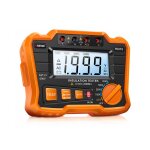 Testeur de rsistance d'isolement de haute prcision numrique aneng mh10 (orange)