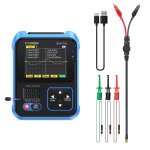 Testeur de transistor lcr d'oscilloscope numrique portable fnirsi 3 en 1, spcification : standard