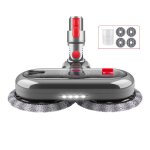 Tête de balai électrique pour aspirateur dyson v15 / v11 / v10 / v7 / v8 avec 4 chiffons Tête de balai électrique pour aspirateur dyson v15 / v11 / v10 / v7 / v8 avec 4 chiffons