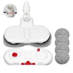 Tte de balai lectrique avec rservoir d'eau pour aspirateur  main xiaomi dreame / dyson, large 6 chiffons ...