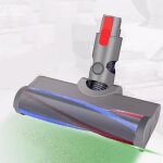Tte de brosse de sol pour aspirateur dyson v10 slim / v12 slim avec lumire led verte