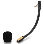 Tte de microphone zs0186 pour microphone antibruit logitech astro a40 (noir)