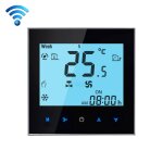 Thermostat d ambiance programmable à 2 tubes avec écran lcd pour ventilateur, prise en charge wifi (noir) ... Thermostat d ambiance programmable à 2 tubes avec écran lcd pour ventilateur, prise en charge wifi (noir) ...