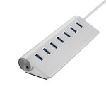 Thl059 usb2. 0 7 en 1 hub d'alliage d'aluminium (7 ports)