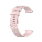 Pour ticwatch pro 2020 checkered silicone watch band (rose)