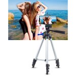 Tr�pied en direct sur �metteur avec 4 sections, pieds en alliage d aluminium et tr�pied tridimensionnel ...