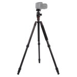 Trépied portable ajustable en fibre de carbone triopo gt - 2804x8. c avec rotule en aluminium b - 2 pour ... Trépied portable ajustable en fibre de carbone triopo gt - 2804x8. c avec rotule en aluminium b - 2 pour ...