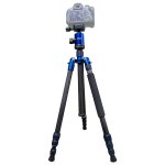 Triopo oubao c - 608s tr�pied portable r�glable en fibre de carbone avec rotule pour appareil photo reflex ...