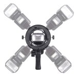 Triopo tr - 05 support de flash appareil photo multifonction support universel de type s accessoires ...