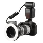 Triopo tr - 15ex macro ring ttl la lumire flash avec 6 anneaux d'adaptateur de taille diffrent pour ...