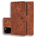 Étui en cuir estampé à double rabat avec motif de mollet et fentes pour portefeuille et porte - cartes ... Étui en cuir estampé à double rabat avec motif de mollet et fentes pour portefeuille et porte - cartes ...