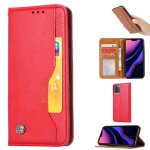 �tui en cuir � rabat horizontal texture de peau pour iphone 11 pro max, avec cadre photo, support, emplacement ...