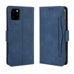 tui en cuir de style portefeuille style skin veau pour iphone 11 pro max, avec fente pour carte spare ...