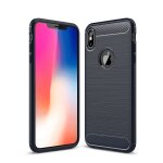 Étui de protection arrière en tpu antidérapant en fibre de carbone à texture brossée pour iphone xs max ... Étui de protection arrière en tpu antidérapant en fibre de carbone à texture brossée pour iphone xs max ...