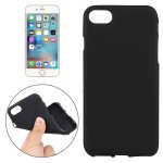 Pour tui de protection arrire en tpu couleur unie pour iphone 8 et 7 (noir)