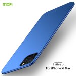 Étui rigide ultra - mince pour pc mofi givré pour iphone 11 pro max (bleu) Étui rigide ultra - mince pour pc mofi givré pour iphone 11 pro max (bleu)