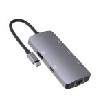 Uc910 6 - in - 1 type - c  hd + pd3. 0 + rj45 + usb3. 0 + adaptateur hub usb2. 0 x 2