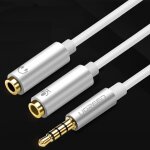 Ugreen 3. 5mm mâle à 2 x 3. 5mm femelle audio adaptateur connecteur câble 2 en 1 microphone + Écouteur ... Ugreen 3. 5mm mâle à 2 x 3. 5mm femelle audio adaptateur connecteur câble 2 en 1 microphone + Écouteur ...