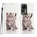 Pour ulefone note 14 Étui de téléphone en cuir à dessin coloré (petit chat tigré) Pour ulefone note 14 Étui de téléphone en cuir à dessin coloré (petit chat tigré)