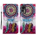 Pour ulefone note 14 �tui de t�l�phone en cuir � rabat horizontal � motif peint (attrape - r�ves)