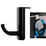 Universal headphone hanger pc moniteur bureau casque support titulaire crochet (noir)