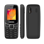 Uniwa e1805, 1, 77 pouces, sc6531e, 21 touches, prise en charge bluetooth, torche, fm, mp3, mp4, gsm, ...