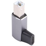 Usb - c / type c femelle  l'adaptateur masculin midi usb 2. 0 b pour instrument lectronique / imprimante ...