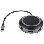 Usb - c / type - c vers usb 3. 0 x 3 + usb - c / type - c + hdmi + rj45 + lecteur de carte sd / tf adaptateur ...