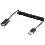 Usb m�le � spring usb femelle pour ordinateur portable c�ble