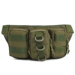 Utility triple pouch waist pack bag sports de plein air camping cycling waist bag
