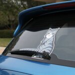 Véhicule voiture arrière pare - brise essuie - glace réfléchissant auto - adhésif fronçant chat déménagement ... Véhicule voiture arrière pare - brise essuie - glace réfléchissant auto - adhésif fronçant chat déménagement ...