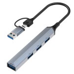 V252b 4 en 1 usb + usb - c / type - c vers usb adaptateur hub de station d'accueil multifonctionnel
