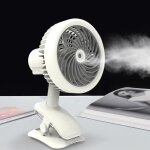 Ventilateur à clip de chargement usb pour petit ventilateur de bureau (blanc) Ventilateur à clip de chargement usb pour petit ventilateur de bureau (blanc)