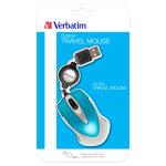 Verbatim go mini optical souris de voyage, bleu 49022 Verbatim go mini optical souris de voyage, bleu 49022