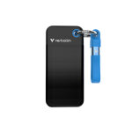 Verbatim pocket ssd usb 3. 2 2tb noir / bleu 32195